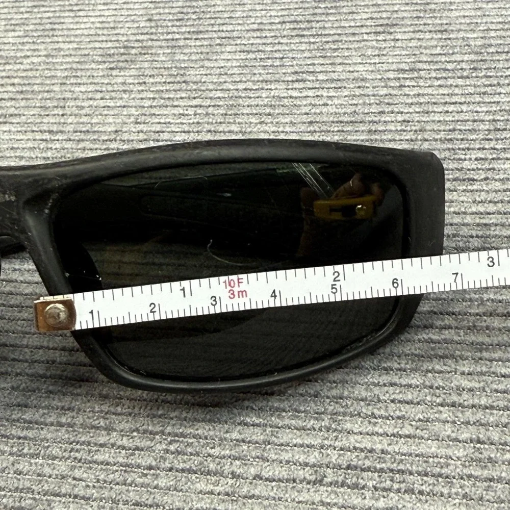Dockers Mens Wrap Sunglasses Matte Black Sport Rectangular KHL Y2k